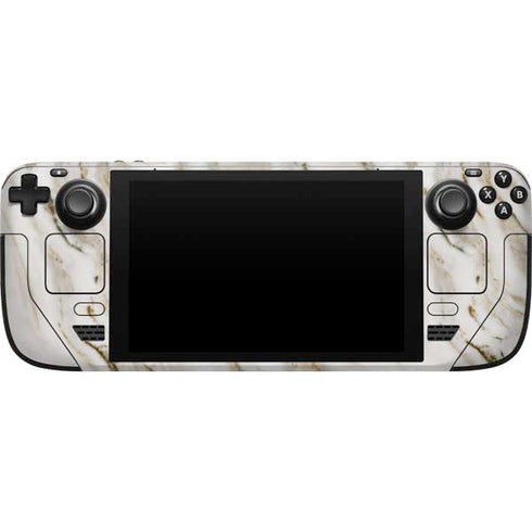 Vanilla Marble Steam Deck Handheld Gaming Computer Skin